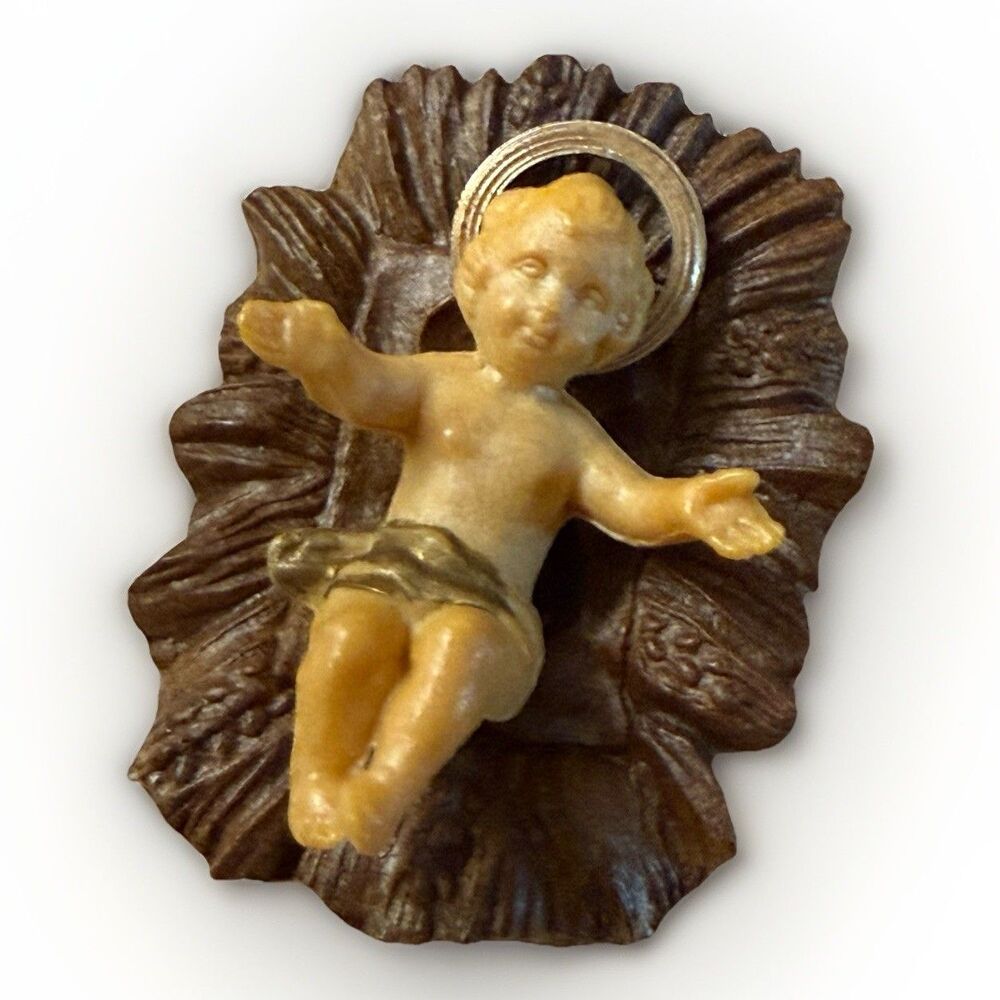 Vintage Depose Italy Christmas Nativity set, 10 PCs. Vintage Plastic - Picture 10 of 16